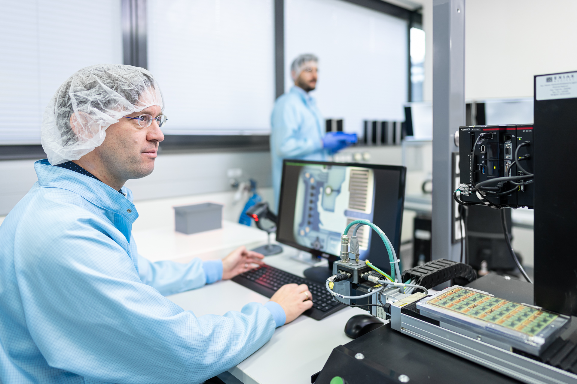 EXIAS production team ensuring precise Electrolyte Analyzer