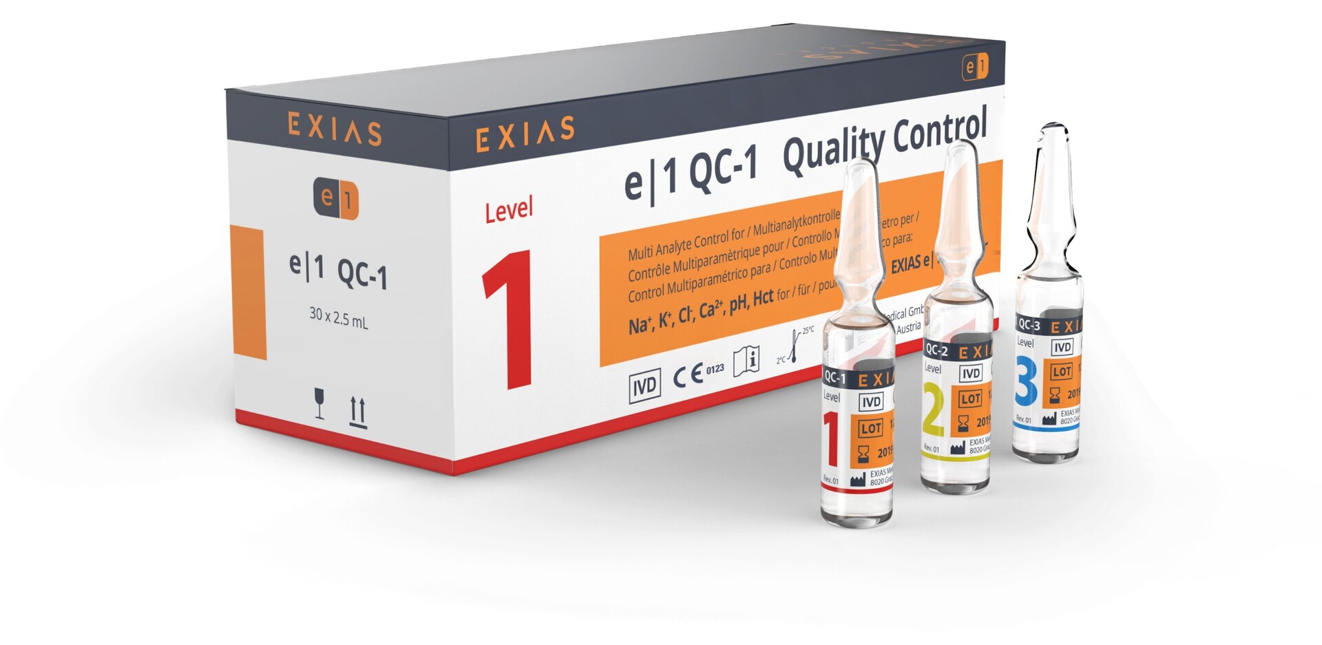 3 Level Quality Control for the e|1 Electrolyte Analyzer