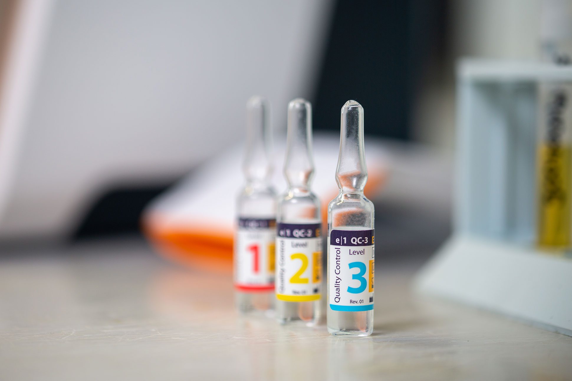 QUALITY CONTROL AMPOULES EXIAS